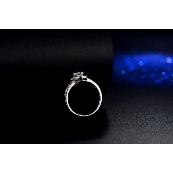 Luxury Princess Heart  Shape Ring Cubic Zircon Wedding Rings for Women New Design Engagement Fashion Ring Jewelry