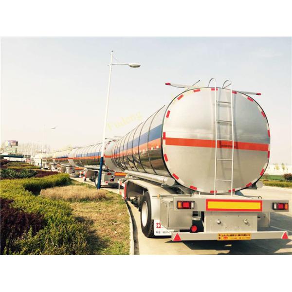 Customized 45000 L Fuel tanker Aluminum fuel tanker semi trailer with 3 axle
