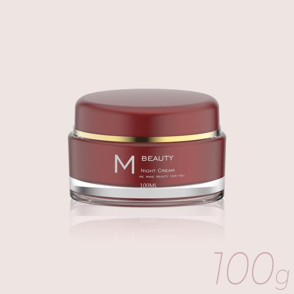 El cosmético plástico sacude la pared gruesa para los potes del maquillaje de la crema de cara sacude GR712A