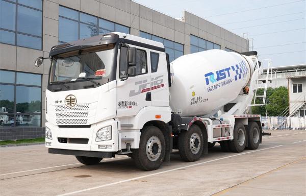 FAW Jiefang J6L 320 chevaux 8X4 8 carrés Camion à béton (national et UE 1 à 6) pour les infrastructures