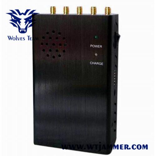 Handheld 12W CDMA GSM 3G 4G 5G WiFi Lojack Signal Jammer