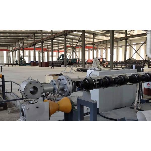 HDPE Pipe Extrusion Line Plastic Sheet Extruder 75mm-250mm