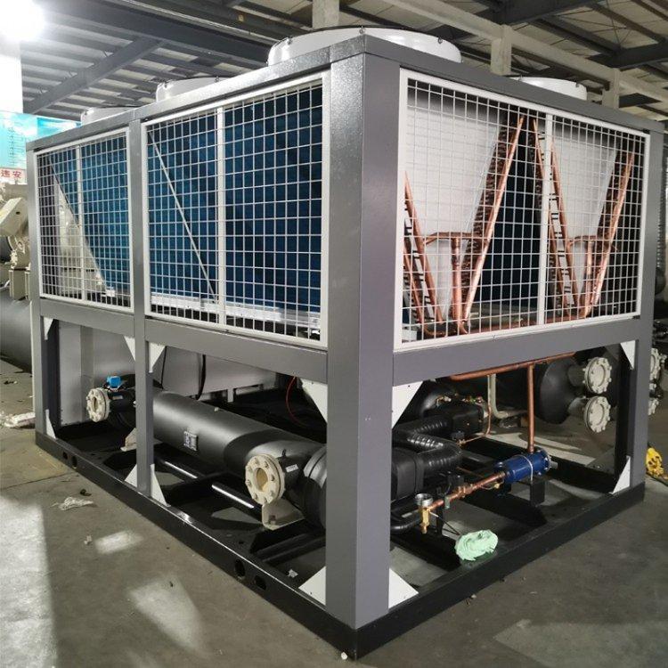 Heavy Duty Water Air Cooled Industrial Screw Chiller Anti Dust Refrigeration System