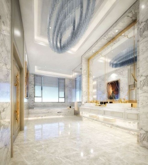 Современный роскошный ванный шкаф из нержавеющей стали