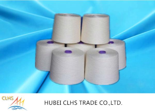 Ring Spun Polyester Yarn 100% branco cru 30S/2 30S/3 para a costura