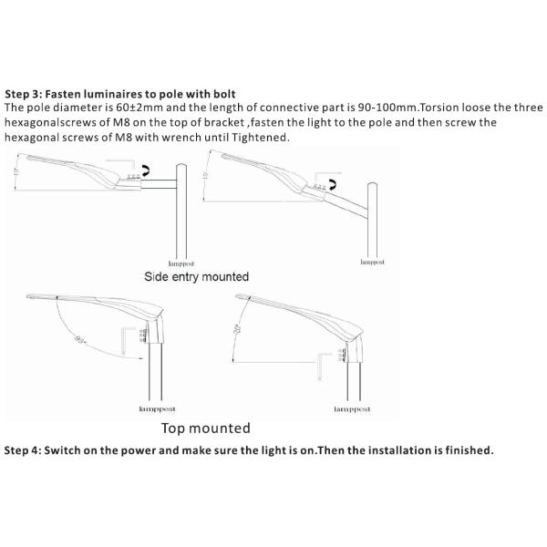 Уличные светы 140lmW СИД серии 180W Dualrays S4 на открытом воздухе изрезанные умирают снабжение жилищем литого алюминия
