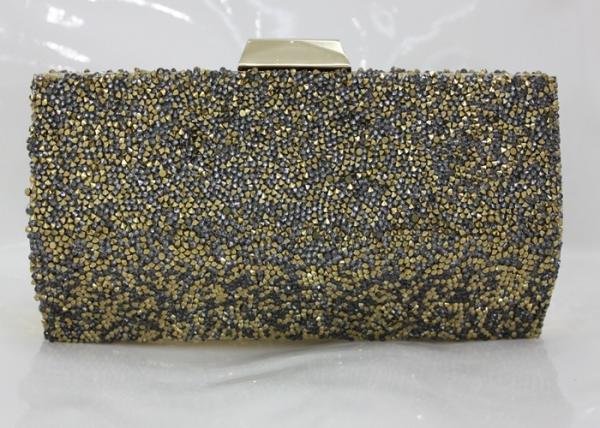Two Side Mesh Rhinestone Evening Bags Bag Whole Colored For Female