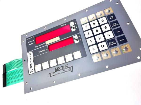 Screen Printing Keypad Membrane Silver Conductive Circuit With 2.54MM Pitch