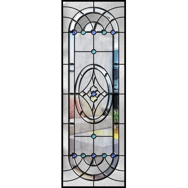 Original Artwork Architectural Decorative Stained Glass Door Panels Nouveau Art Deco