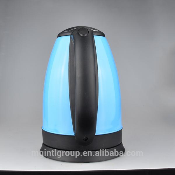 Cool cordless bule painting stainless steel electric kettle 1.5L/1.8L