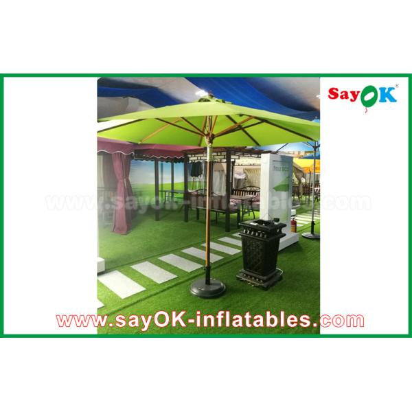 Haga estallar encima del material de nylon voladizo del paraguas 190T del patio de Sun del jardín al aire libre de la playa de la tienda de la playa