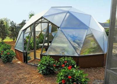White PVC Tarpaulin Geodesic Dome Tents For Camping / Promotion