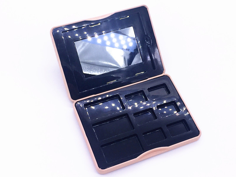 Rectangle Naked Palette  Naked 3 Eyeshadow Tin Gift Box With Embossing