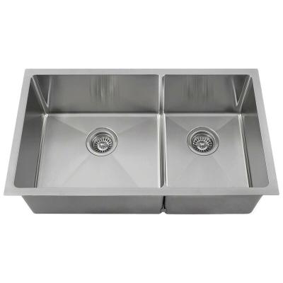 calibre de aço inoxidável da banca da cozinha 18 de Undermount do cetim de 220mm