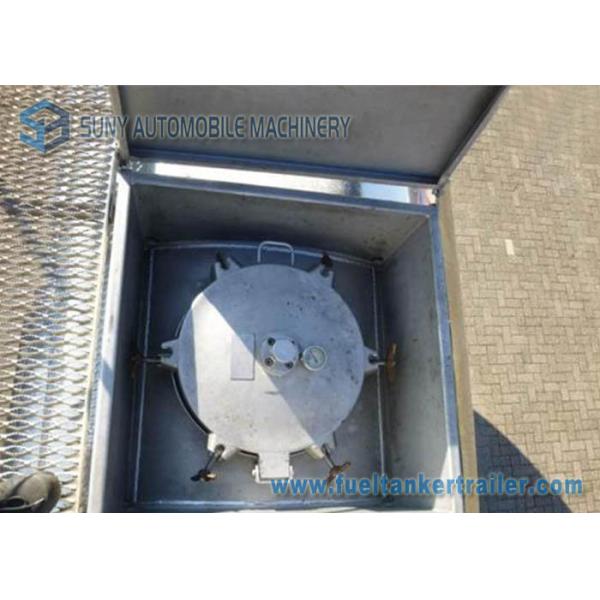 38000 L Chemical Oil Tank Trailer , Butyl Acetate Semi Trailer truck