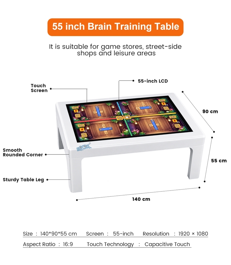 Interactive Brain Training Table for Kids and Families
