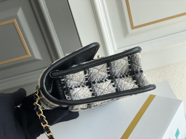Mulheres marcadas feitas sob encomenda médias da pele de bezerro dos sacos 2WAY Chanel Flap Bag
