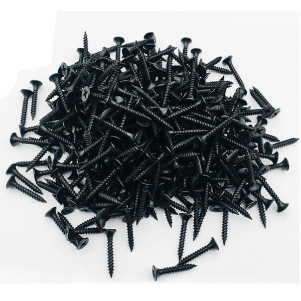 Черный гипсокартон фосфата привинчивает грубую измельченную резьбу 3.5*25mm потока доска гипса Tornillos привинчивает штукатурную плиту Parafusos m