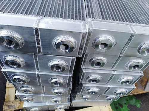 Rotary Screw Compressor aluminum oil cooler air after cooler for compressor Oil Heat Exchanger