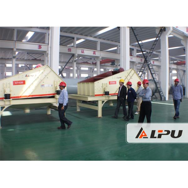 Large Capacity Sand Dewatering Vibration Screen Machine Mesh Size 0.1-2 mm
