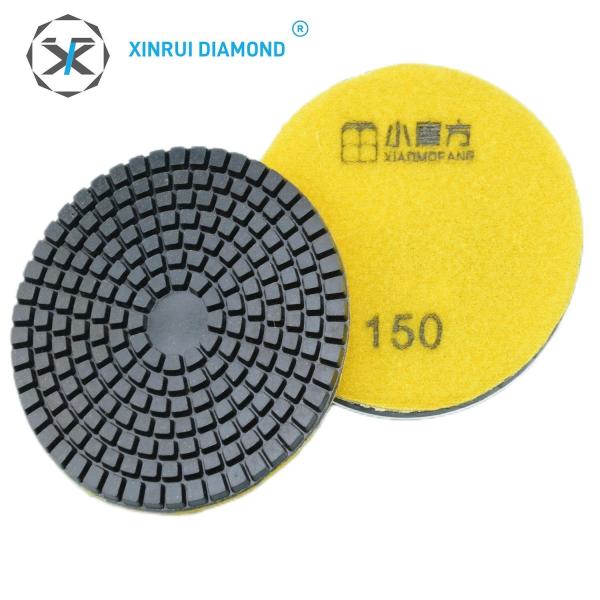 High Speed and Gloss Terrazzo Polishing with Xinrui Diamond Pad to Be Customized