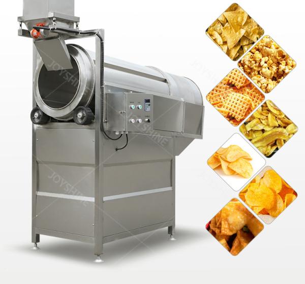 Máquina de mistura de aromas de 380 kg de capacidade para todos os lanches