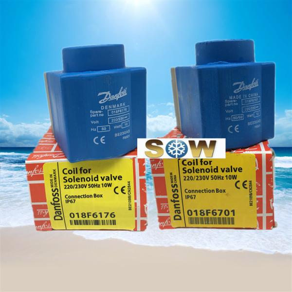 HVAC  coil for Solenoid Valve refrigeration system controls 018F6176 10W 50HZ 220/230v
