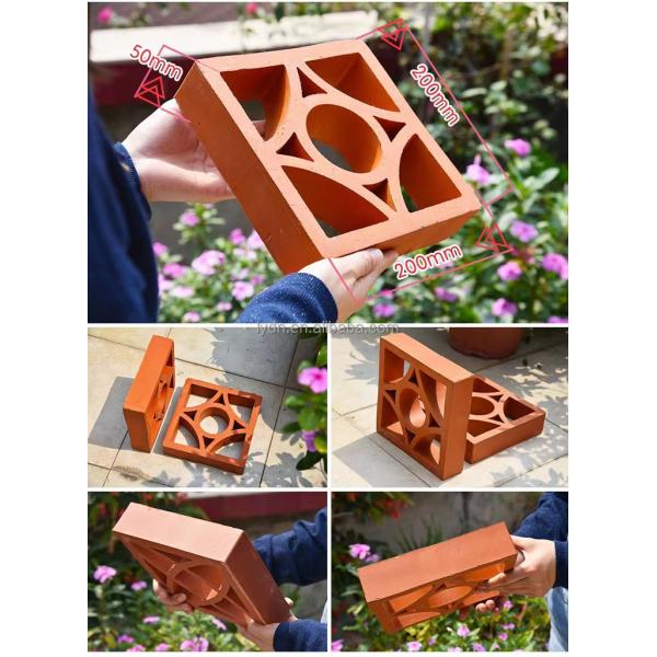 1100N Resistencia a la compresión ladrillos duraderos de fuego para la brisa Diseño de cercas de ladrillos de cemento