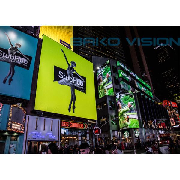 P10 Full Color Outdoor LED Billboard Fixed Installation LED Display for Advertising