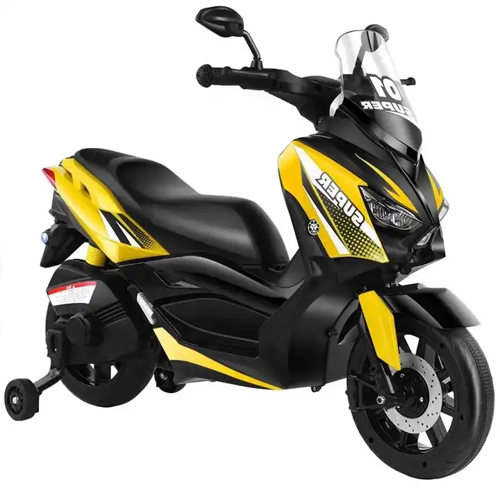 6V7Ah высокая скорость 4 колеса аккумуляторный Мотоцикл для детей с подключением USB MP3