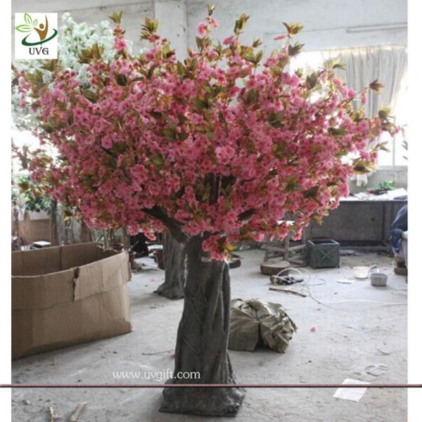 UVG CHR061 Fake Trees for Wedding pink cherry blossom 12ft high