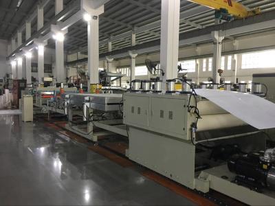 PE/linha oca da extrusão da folha grade dos PP/PC que faz a máquina a cor cinzenta da máquina