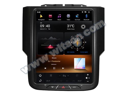 9.7 Screen Tesla Vertical Android Screen For Dodge Ram 1500 2500 3500 2011-2018 Car Stereo