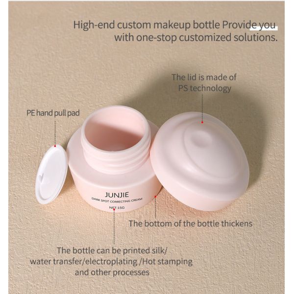 PP Round Jars Colored Plastic Jars Plastic Skincare Packaging Eye Round 4g 15g Cosmetic Jars for Cosmetics Industry Packaging