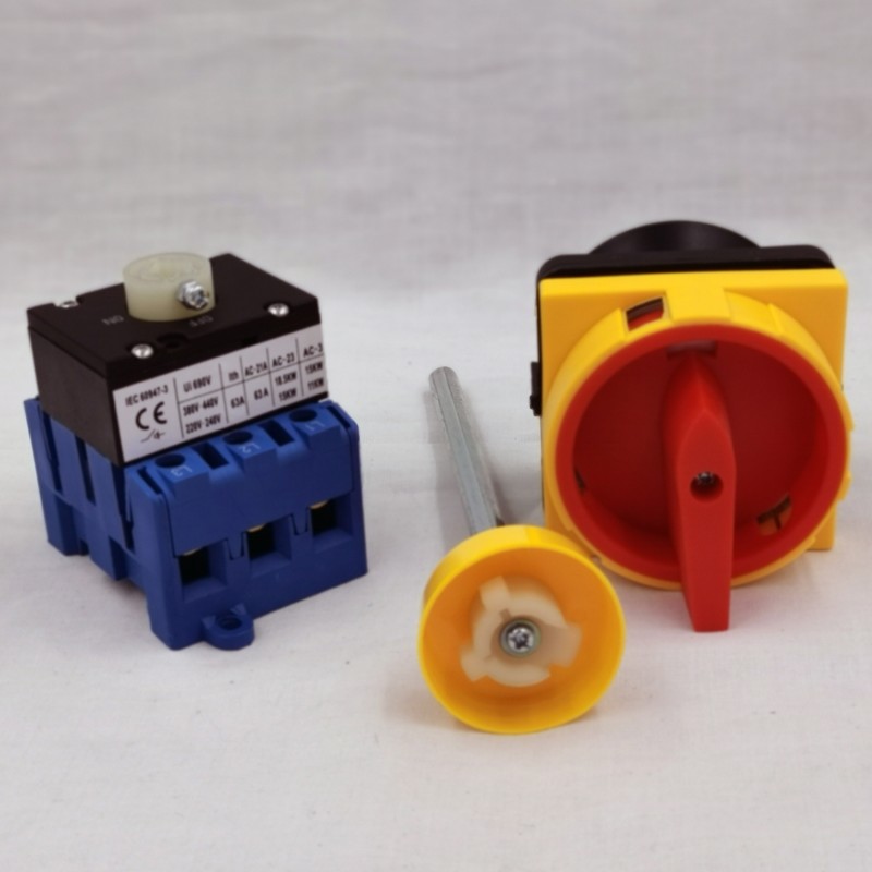 AC Pad Lock Door Safety Main Switch Installation 3 Phase LW30 63A Isolator Disconnect Cam Switch Product Rotary Switches