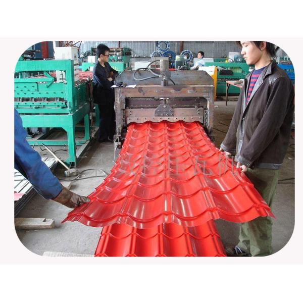 28-220-1100 Aluminum Roof Panel Roll Forming Machine , Tile Forming Machine