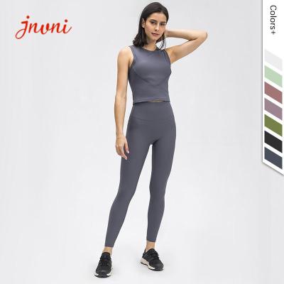 O Activewear marcado do Gym da tela 210gsm ajusta grupos do Activewear das 2 partes das mulheres