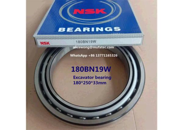 180BN19W escavadeira com rolamento de bola de contacto angular de secção fina, com 180*250*33mm