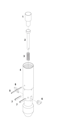 Аксессуары резца HQ PQ штанги BQ NQ сверля нагревают - обработанный