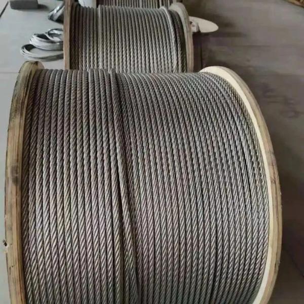 AiSi Standard Steel Core 6x7 FC 6x19 FC Stainless Steel Wire Rope for Durable Lifting
