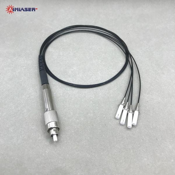 Fiber Optic Patch Cord Optical Jumper Cable With FC/PC Connector 300μm Core 400nm-1100nm Laser Compatible 1m Length