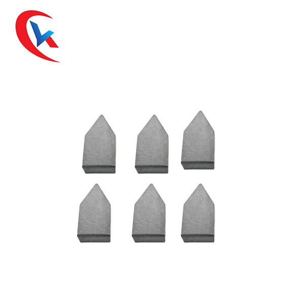 Dark Gray Lathe Tungsten Carbide Tipped Tools Wear Resist Customized Tungsten Carbide Wear Parts