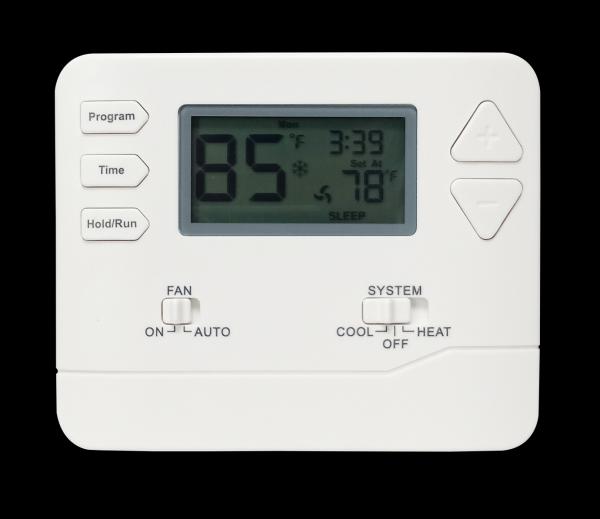 Anti-flammable ABS Housing Material HVAC Thermostat ±1℉ Display Accuracy for Heat Pump Systems Advanced Technology