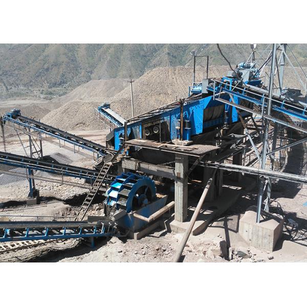 Фиксированная склоненная конвейерная лента золота 206t/h 600MM каменная для шахты