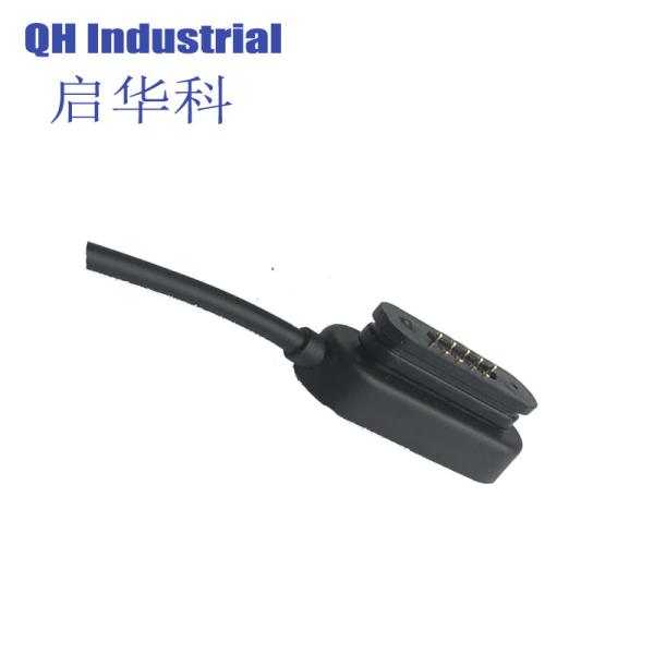 5Pin Switzerland Ce Standard Female Connector Magnetic Pogo Pin Connector Magnetic Pogo Pin Cable Connector