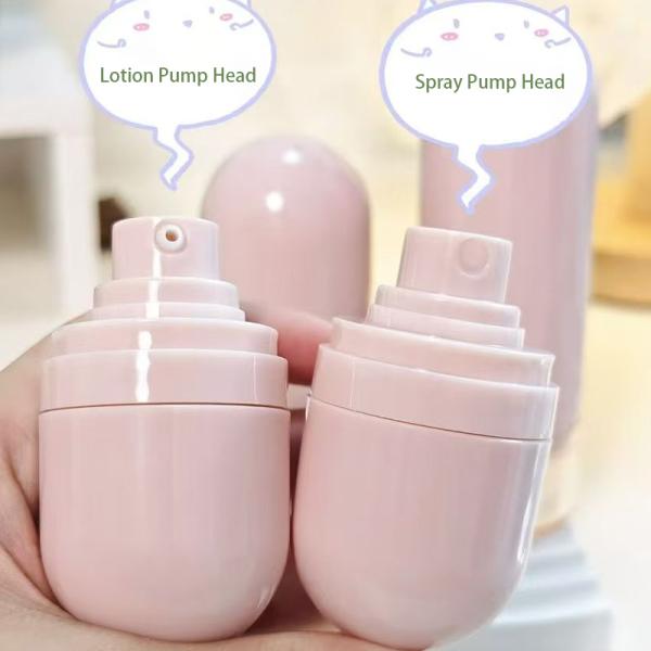 Inverted Airless Bottle 15ml 30ml 50ml Used for Cosmetic Package Support Customization