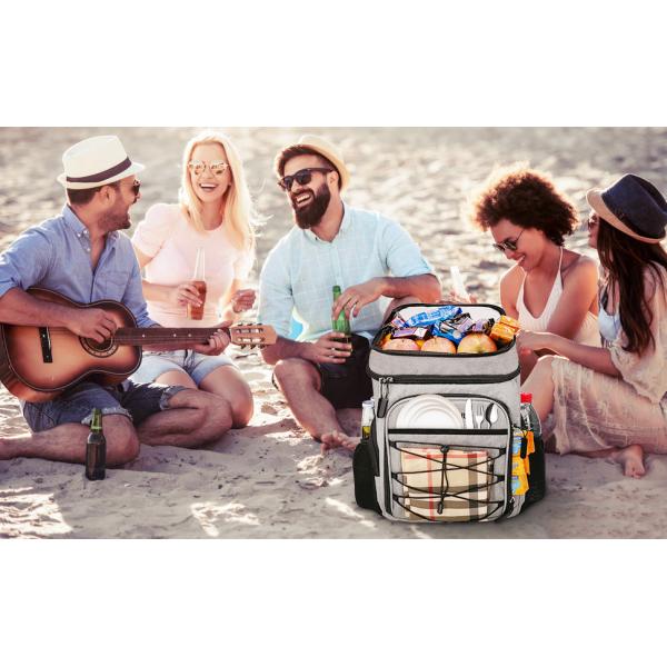 Leakproof Cooler Tote Soft Insulated Lunch Bag For Adults Women 25 Liter