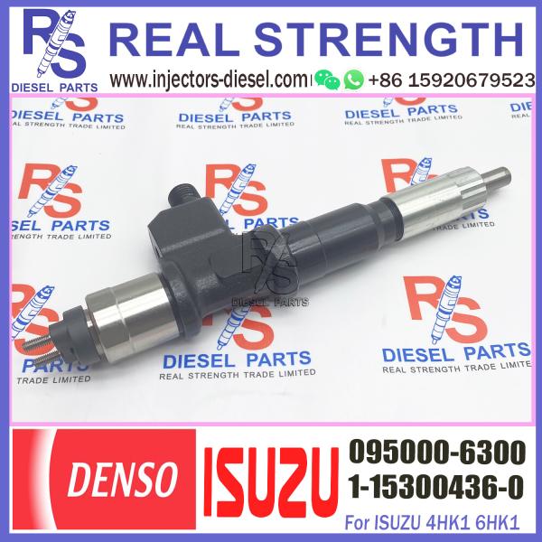 Injetor de combustível comum diesel do trilho 095000-6300 para o diesel do injetor do motor de ISUZU 6WG1