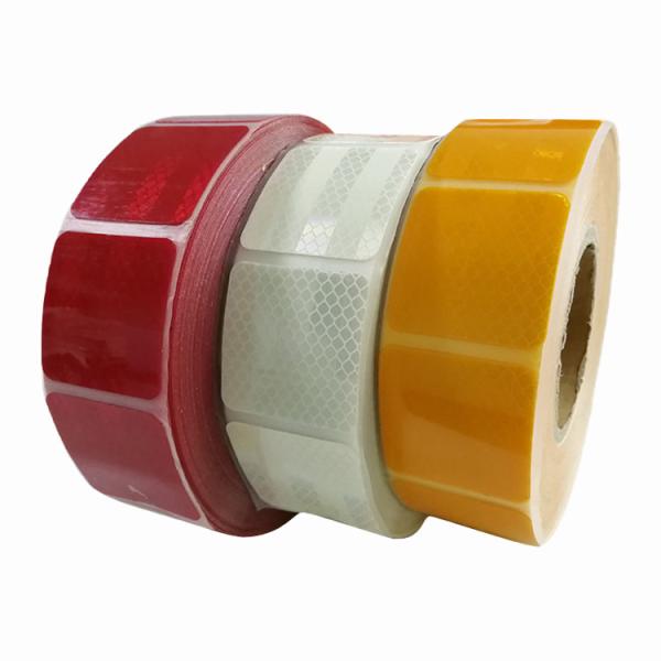 Waterproof Reflective Safety Tape 2 Inch Wide 150Ft Length- Red, White & Yellow for Trucks
