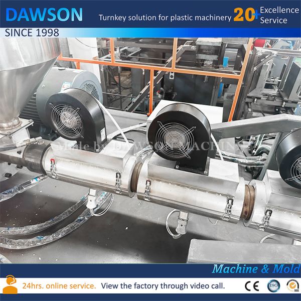 Automatic Single Station 5-Head Extrusion Blow Molding Machine for Wide Mouth HDPE Canisters